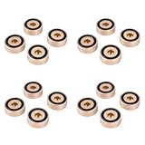 Begchy 16-teiliges Plattenspieler-Fußpolster aus Aluminium, Lautsprecher, Spitzen, Standfuß, Kegel, Basismatte für Audio, Verstärker