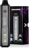 Vaporizer Cannabis Verdampfer IOUQ: Keramik-Kammer, Blitzschnelle Heizung, Einfach & Kompakt für Kräuter/Cannabis – Präzise Verdampfer-Technologie（Ceramic black）