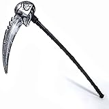 Mizijia Sensen Halloween 84cm, Sichere Kinder Accessoires für Cosplay, Plastik Spielzeug Sense Perfekt für Halloween-Partys, Rollenspiele & Dekoration (84 cm)