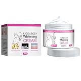 Aufhellende Körpercreme, Aufhellungscreme für dunkle Haut, Skin Whitening Cream, Achselaufhellungscreme, Intimbereich, Aufhellungscreme zur Aufhellung von Körperflecken