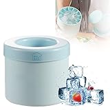 Silikon-Eiswürfelbereiter, Becher, Leicht Zu Lösende Eiswürfelformen, Eisschalen, Dekompressions-Eisgitter For Getränke, Cocktails, Wein ( Color : Blue )