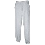 Fruit of the Loom Herren Trainingshose Premium 70/30 (L) (Grau)