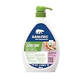 Sanitec Green Power Flüssigseife, umweltfreundlich, Körper und Haar, zarter blumiger Duft, 1000 ml