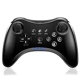 Game controller for Wii U Pro, PowerLead Wireless-Controller Gamepad-Arbeit für Nintendo Wii U Wiederaufla dbarer Controller Joystick Dual-Analog-Spiel (Upgrade-Version)