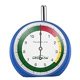 GODESON Profiltiefenmesser für Reifen in MM Zifferblatt,Reifenprofiltiefenmesser Intelligenter Farbcodierter,Reifenprofilmesser für Motorrad, Auto, LKW, Bus offroad zubehör