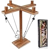 RNHDLY Ring Toss Hook und Ring Indoor Spiel - Interaktives Haken Wurfspiel für Erwachsene - Hook and Ring Toss Battle Game für Home Party (4 Leute)