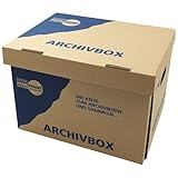 VEPATIM 10 Archivbox Lagerbox 400x320x290mm extrem stabil bis 250kg stapelbar