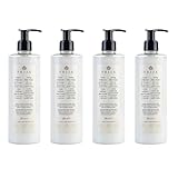 Prija Toning Body Cream steigert Feuchtigkeit und Elastizität mit Avocadoöl und grünem Walnussextrakt, leicht duftende, vegane, feuchtigkeitsspendende Körpercreme mit Centella Asiatica, 4 x 380 ml