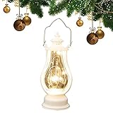 Kerosin-Laterne, 16,1 cm, hängende Öllampe, entworfen im Retro-Stil, batteriebetriebene Hurican-Lampen, wasserdichte Laterne für Innenräume, Außen, Garten, Tischdekoration, Lampe für und Dekoration