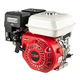 Tragbarer Motor, 5100W 4-Takt Benzin Stromerzeuger, 7.5Hp Notstromaggregat für Home, Camping, Baustelle und Wohnmobil