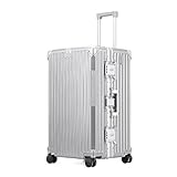 Handgepäck Koffer Koffer Sport-Trolley-Koffer, großes Fassungsvermögen, Passwortbox, kann im Ausland überprüft werden, einfacher Reißverschluss-Koffer, langlebiges Gepäck ( Color : B , Size : 28inch )