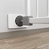 Hoffenbach 4X Wandschutz Pads für Treppengitter & Türschutzgitter – Rechteckige Schutzpads für Baby Klemmgitter – Wand- & Türschutz ohne Bohren – Für Türgitter und Treppenschutzgitter