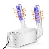 JUOIFIP Schuhtrockner Elektrisch mit Intelligentem Timer, Faltbarem Design und Schnell Trocknendem Elektrischem Handschuhtrockner, Beseitigt Effektiv Gerüche und Antibakteriell (EU-Stecker)