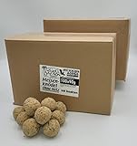 2X 100x 90g Meisenknödel mit Insekten ohne Netz Vogelfutter Wildvogelfutter