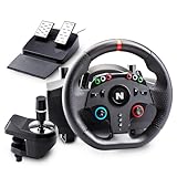 NITHO Drive Pro ONE Gaming Rennlenkrad mit Pedalen und Schalthebel, 270 Grad Spiele Lenkrad für PS4, PC, Xbox One, Xbox Series X|S und Switch, Zero Dead Zone Gaming Racing Wheel