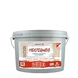 Farbklecks24 Meisterweiß (versch. Größen) Wandfarbe, weiss (5L), hohe Deckkraft