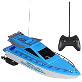ERINGOGO Elektrisches Rc-Boot Ferngesteuerte Boote Für See/Pool/Teich Hochgeschwindigkeits-Mini-Rc-Boot Für Jungen Und Mädchen Outdoor-Abenteuer-Rennboote Wasserspielspielzeug Als