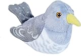 Wild Republic Plüschvogel Kuckuck mit authentischem Originalgesang, Kuscheltier, Plüschtier, 13cm