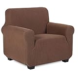 TIANSHU Sesselbezüge,Spandex Sofabezug Stretch Couchbezug Elastischer Antirutsch Stretchhusse Weich Stoff,Jacquard-Stretch-Sofabezug, sesselbezug Schonbezug für Sofa-Sofahalter (Kaffee)