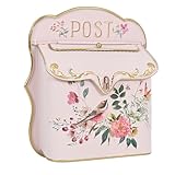 Big Fortune Briefkasten zur Wandmontage, für Haus und Außenbereich, Vintage, Metall, Tür, Briefkasten, antiker Stil, nostalgischer Charm, Heimdekoration, Garten, Vintage, englisches Landhaus-Dekor