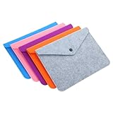 Papierdatei Ordner Portfolios Fallbuchstabenumschlagbeutel Taste Schließe Filzdatei Ordner Langlebige Briefzahlen Dokumenttasche
