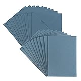 Ideen mit Herz Grußkarten-Set | Perlmutt-Veredelung | 10 Karten ca. 250 g/m² + 10 Umschläge ca. 120 g/m² (taubenblau, Din C6)