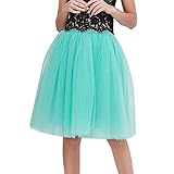 Tüll Rock Karneval Damen, 80er Jahre Tüllrock Fasching Midi Petticoat mit Elastische Hohe Taille Ballett Tutu Mehrlagiger Tütü Fließender Feen Rock Trendiger Faltenrock für Prom Party