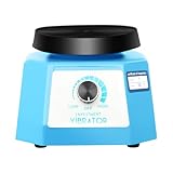 TONFEION Gipsrüttler, 70W 220V Rüttelplatte Elektrisch mit 10cm Scheibe und Antivibrationsfüße, Einstellbare Geschwindigkeit, Vibrationsplatte für Gipsmischung