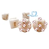 5 Vita TäRningar Parti TillbehöR, Yoga Fitness Utrustning, Par GåVa - H1