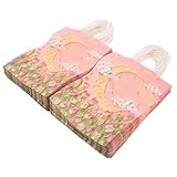TOKIDNY 50 Stück Papiertüten, Einkaufstüten, Süßigkeitentüten, Goodie Bags, Basteltüten, Geschenktüten, Kunstmalerei Geschenktüten, Restauranttüten, T Shirt Tüten, Party Geschenktüten,