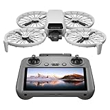 DJI Flip (RC 2 Fernsteuerung mit Bildschirm), Drohne mit Kamera 4k Erwachsene, Mini Drohne mit Kamera,  249 g, Drohne Follow Me Funktion, 13 km Videoübertragung, Handstart, 31 min Flugzeit