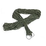 DIKACA 2 Stück Outdoor Freizeitbett Hängematten Für Camping Und Jagd Nylon Hängematten Armeegrün Ideal Schlafunterlage Und Für Entspannte Stunden Im Freien