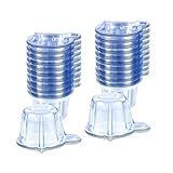 Urinprobenbecher,60 PCS 40ml Urinprobenbecher aus Kunststoff Transparent Messbecher DIY Mischen Rührbecher Urinbecher für den Ovulationstest Schwangerschaftstest pH-Test