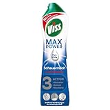 Viss Cleanboost Scheuermilch mit Aktivbleiche effektives Reinigungsmittel 100% kraftvoll gegen Fett und Schmutz mit 100% natürlichen Reinigungspartikeln 500 ml