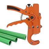 PVC-Rohrabschneider aus Legierung mit Ratsche für Rohre, ergonomisches und praktisches Werkzeug für Klempner, Schneiden von PE PPR
