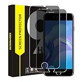 VSEER 2 Stück Schutzfolie für Panzerglas für iPhone 6/6s/7/8/SE 2020 Sichtschutzfolie, 2.5D Anti-Spy Anti-Scratch iPhone SE Sichtschutz, HD-Klar Hohe Feinfühligkeit Displayschutzfolie für iPhone 7