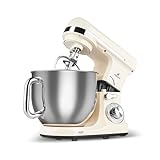 Karaca Blendburst Stand Mixer, Iconic Beige – Leistungsstarkes Küchengerät mit 1400W Leistung und 5,7L Fassungsvermögen