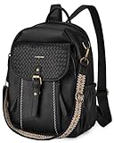 Missnine PU Leder Rucksack Damen, Damen Leder Rucksack Umhängetaschen Damen Modern Wasserdichte Reisetasche