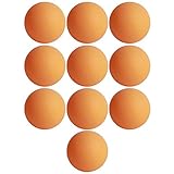 ANKROYU Professionelle Tischtennisbälle 10pcs nahtlos ABS 40+ Gelb Wettbewerb Grade High Bounce Pong Bälle für Match Training Club Use