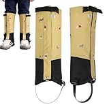 Niesel Beingamaschen, wasserdicht, verstellbare Protektoren, Outdoor, Kinder, Beinschnee-Gamaschen – für Teenager, Jungen, Mädchen, Jugendliche, Klettern, Motorradfahren, Radfahren, Skifahren, Wandern