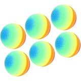 Alasum 6 Stück 22 Ball kinderball regenbogenball spielwaren für draußen Schaumstoff-Bällebad Schaumstoffbälle flatternder Kickball Ball für Pool Colorful