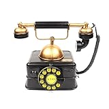 Tischtelefon, Retro, altmodisches Telefon für zu Hause, Wählscheibentelefon, Dekoration, Telefon-Requisiten, neuartiges Geschenk zur Dekoration