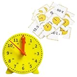 lernuhr Kinder,Uhr Lernen,Lernen Lernspielzeug Geschenk,Zeitunterrichts Schulbedarf,Geschenke zur Einschulung Junge Mädchen,Pädagogisches Geschenk