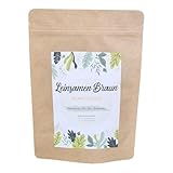 IGART FOOD&WOOD Leinsamen Flachsamen, Leinsaat Flachsaat braun, Lein Samen ganz, 1A Premium Qualität naturbelassen, 10KG