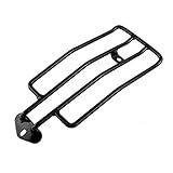 Gepäckträger hinten für Motorrad, Gepäckregal, 2 Farben, Halterung für Motorrad-Solo-Sitz, für SPO-rts-TER XL883/1200 (schwarz)