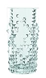 Nachtmann 4-teiliges Longdrink-Set, Kristallglas, 390 ml, Punk, 0099498-0