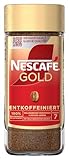 NESCAFÉ GOLD Entkoffeiniert, löslicher Bohnenkaffee, Instant-Kaffee aus erlesenen Kaffeebohnen, vollmundig & aromatisch, koffeinfrei, 1er Pack (1 x 95g)