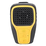 Annadue Tragbarer Bluetooth Lautsprecher, wasserdichte Tragbare Bluetooth Lautsprecher mit Magnetischem Clip für das Reise Wanderrad mit Holzbearbeitung, 12 Stunden Spielzeit