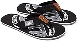 Tommy Hilfiger Herren Flip Flops Essential Beach Sandal Badeschuhe, Schwarz (Black), 43