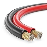 MANAX® Lautsprecherkabel 2 x 1,5mm² rot/schwarz 50,0 m Ring